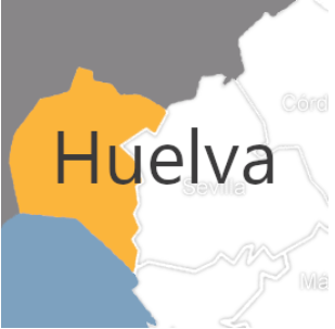 Mapa Provincia Huelva