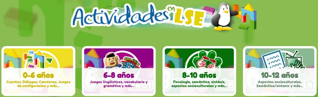Material Educativo Escolar en LSE 2 Actividades En Lse